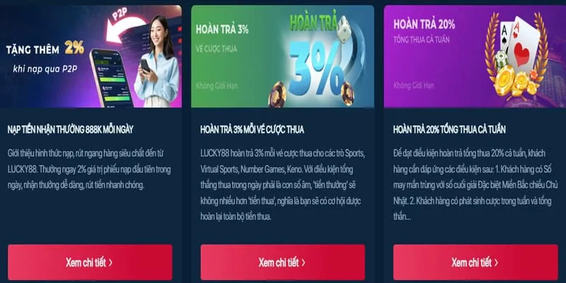 Khuyến mãi đặc biệt theo mùa giải Betking